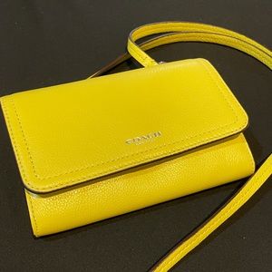Bright Yellow Coach Crossbody Bag